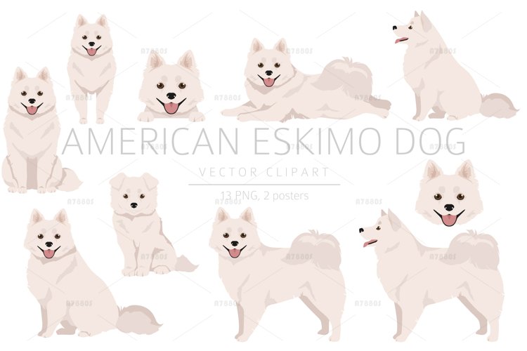 american eskimo cliparts
