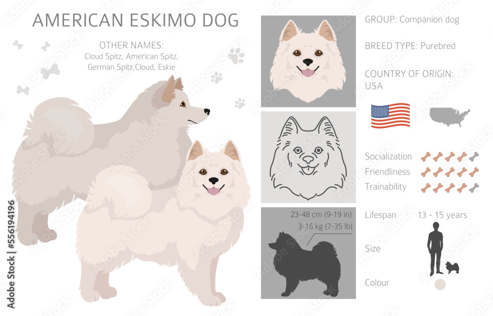 american eskimo cliparts
