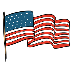 american flag clip