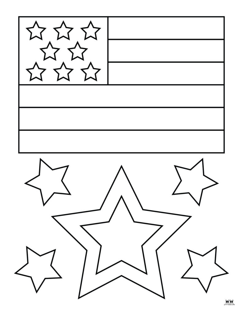 american flag printable