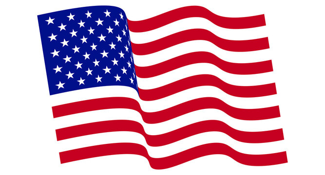 american flag vector