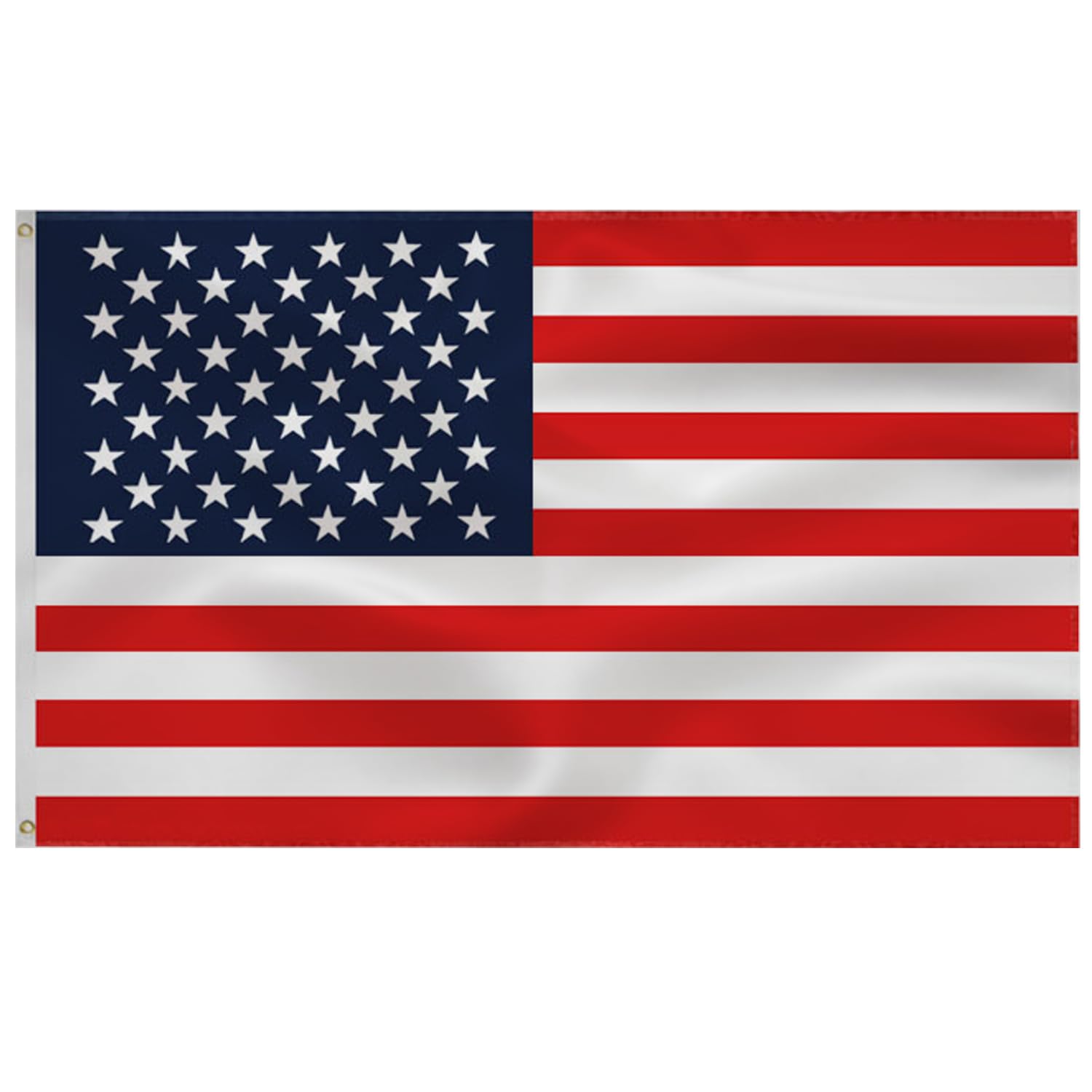 USA FLAG American Flag 3 x 5 FT American Flag USA Flag Indoor/Outdoor  Quality Polyester with Vivid Colour Double-Stitched Edges Brass Grommets ...