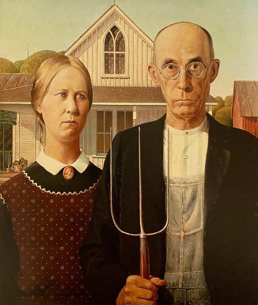 American Gothic by Grant Wood - LadyKflo