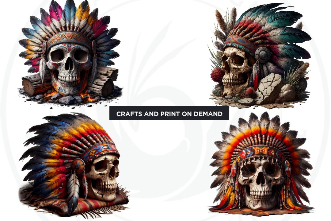 american skull cliparts 2024