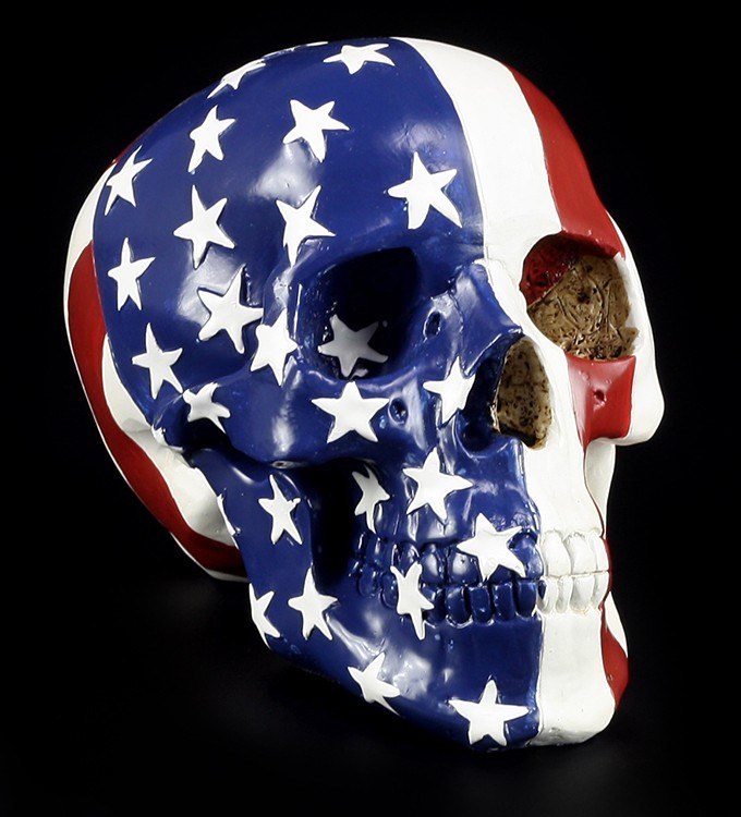 American Skull - USA | Colored Skulls | Skulls | Figures | Gothic ...
