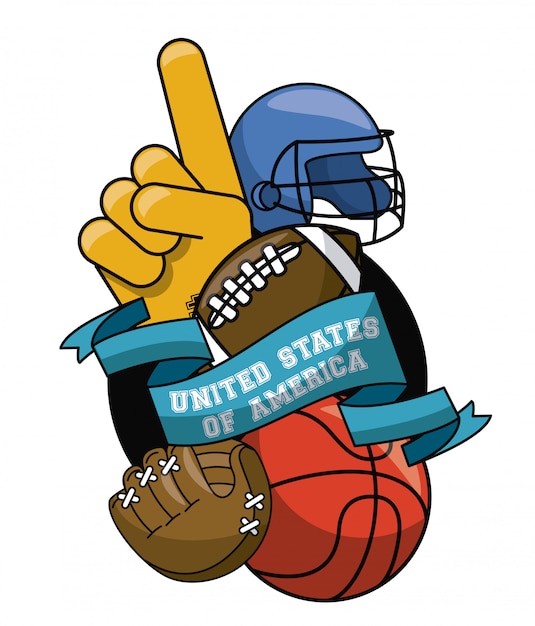 american sports cliparts