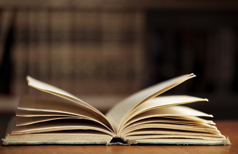 an open book