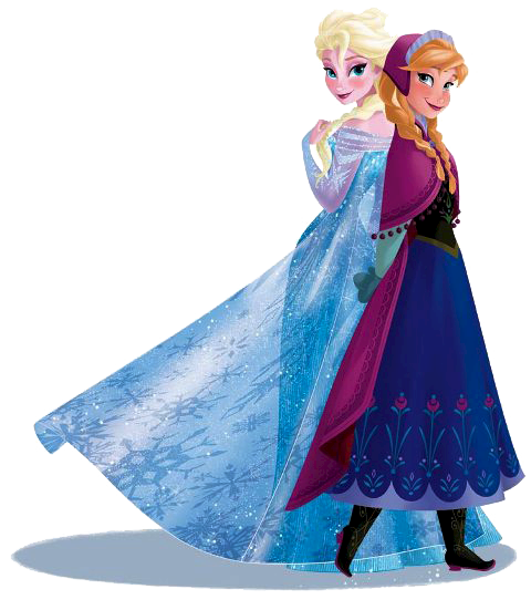 Frozen: Ana and Elsa Clip Art. - Oh My Fiesta! in english