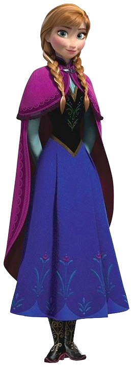 Frozen: Ana Clip Art. - Oh My Fiesta! in english