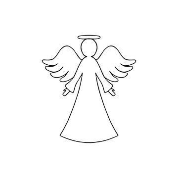 Angel Outline Images – Browse 43,455 Stock Photos, Vectors, and ...