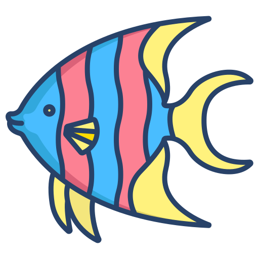 Angel fish Icongeek26 Linear Colour icon | clipart library