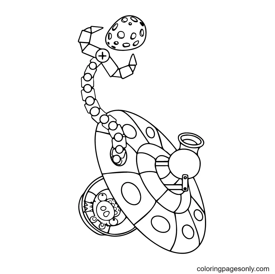 angry birds space coloring pages to print