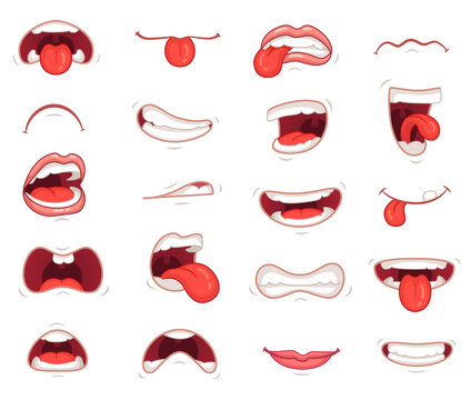 angry cartoon mouth