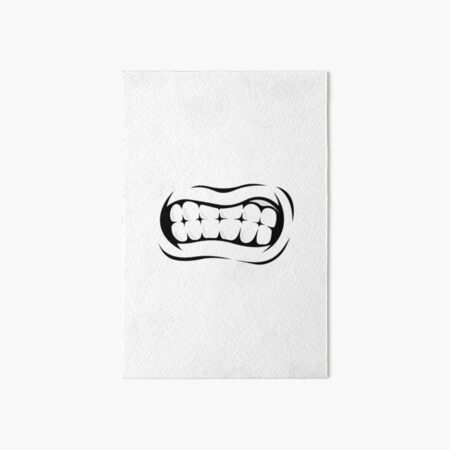 angry cartoon mouth