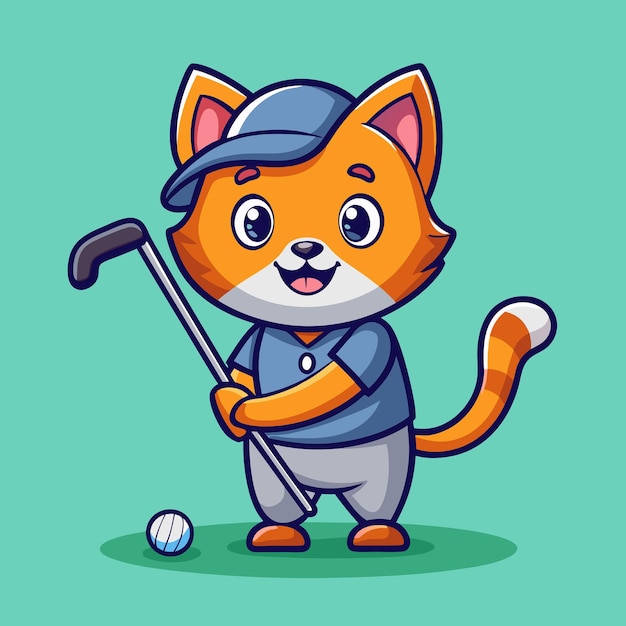 animal golf cliparts