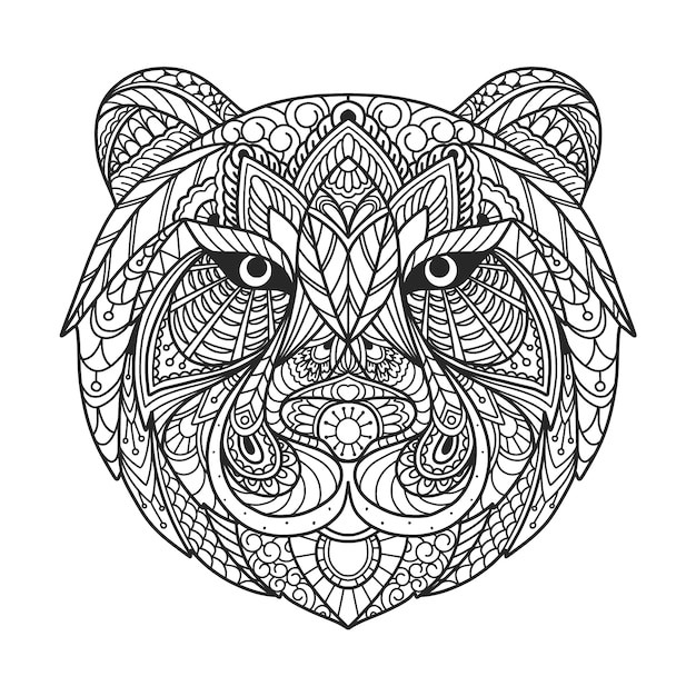 animal mandalas coloring pages