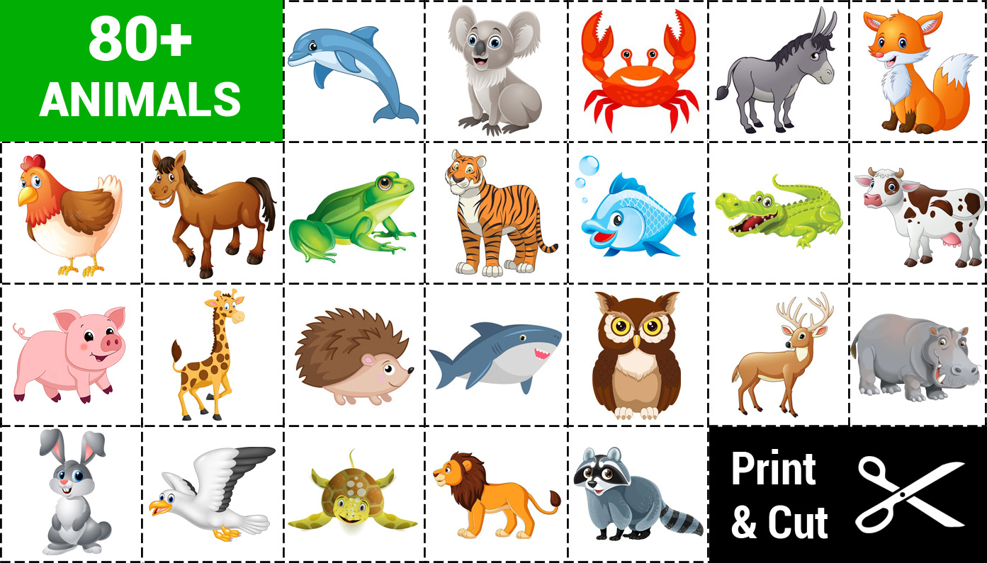 animal pictures to print for free
