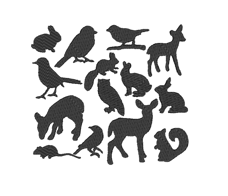 animal silhouette pictures