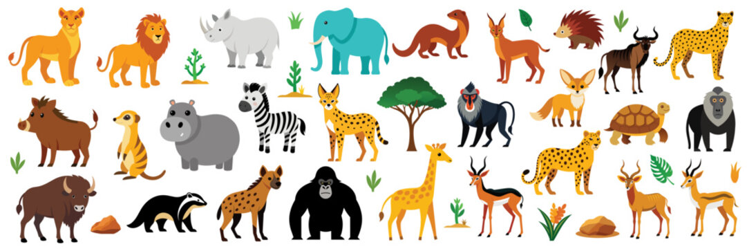 animal wildlife cliparts