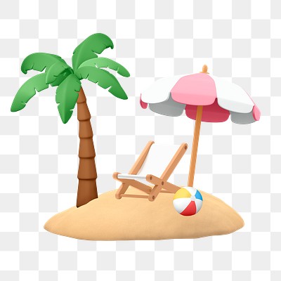 animated beach cliparts
