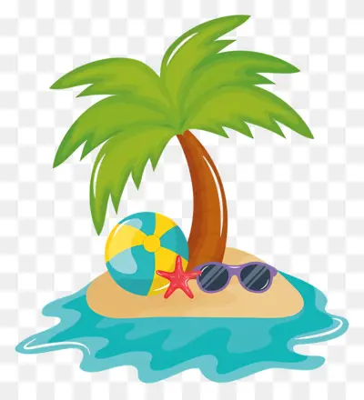 animated beach cliparts
