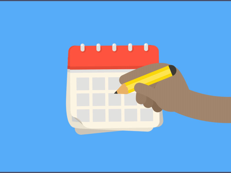 Calendar Animation by YaroFlasher on Dribbble