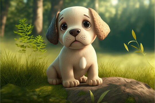 animated dog