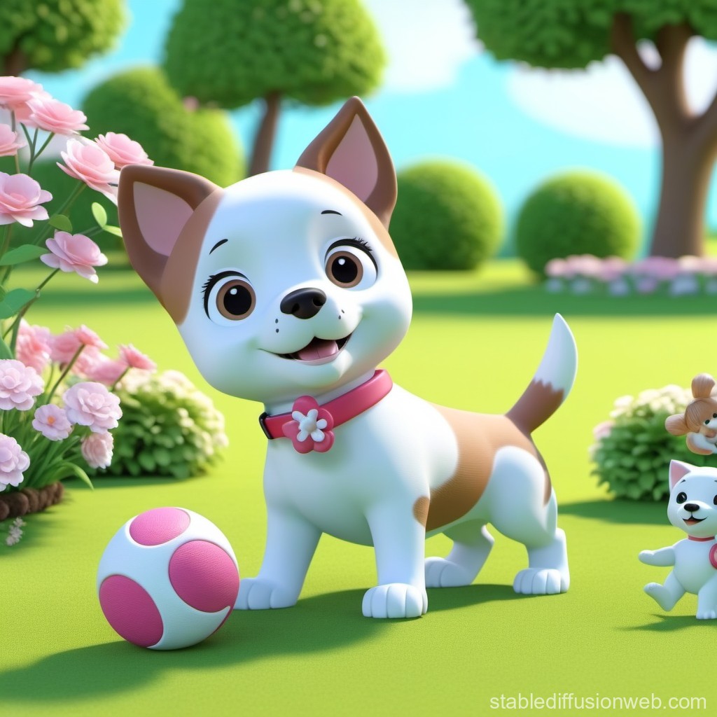 animated dog