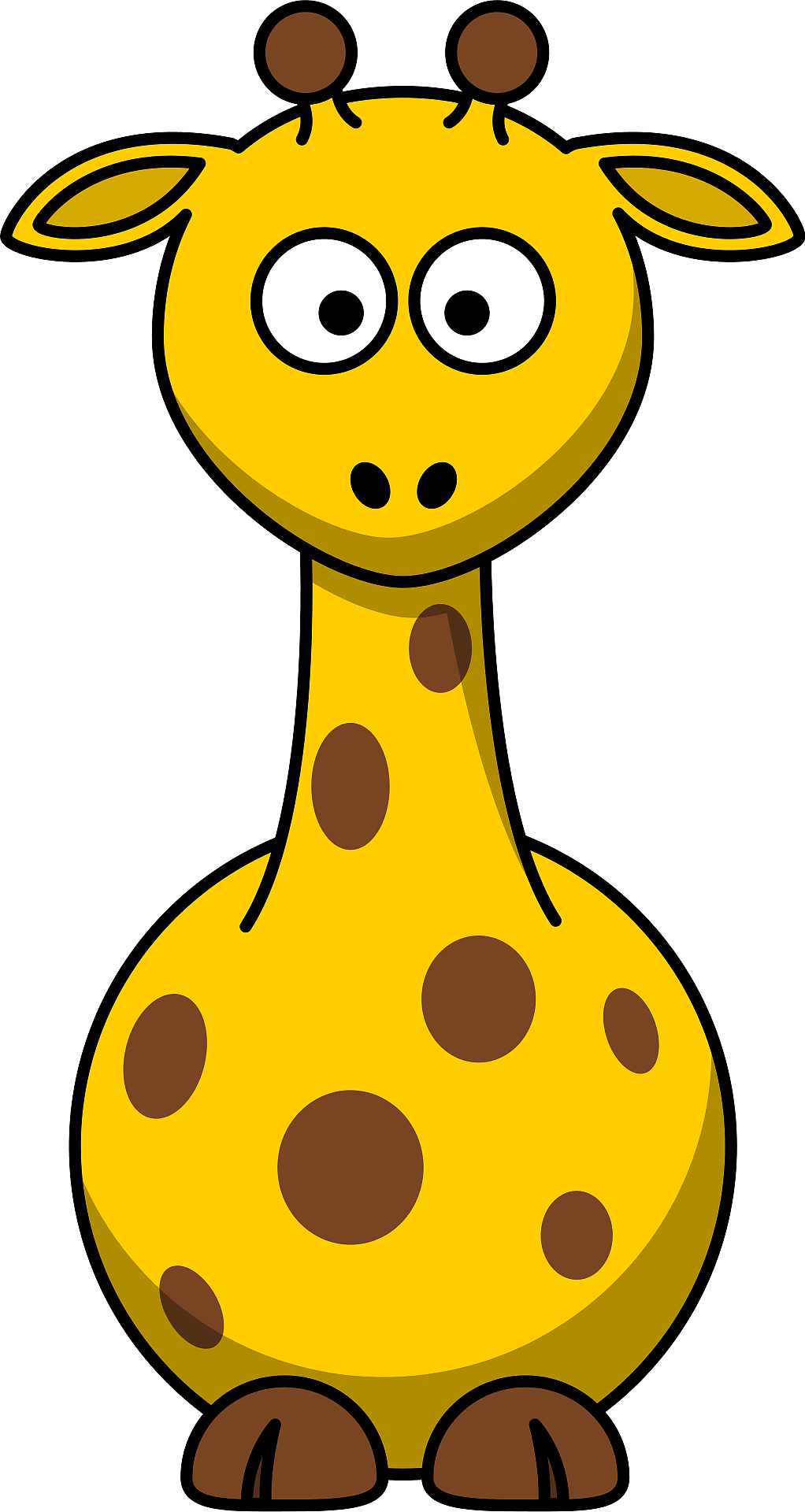 animated giraffe cliparts