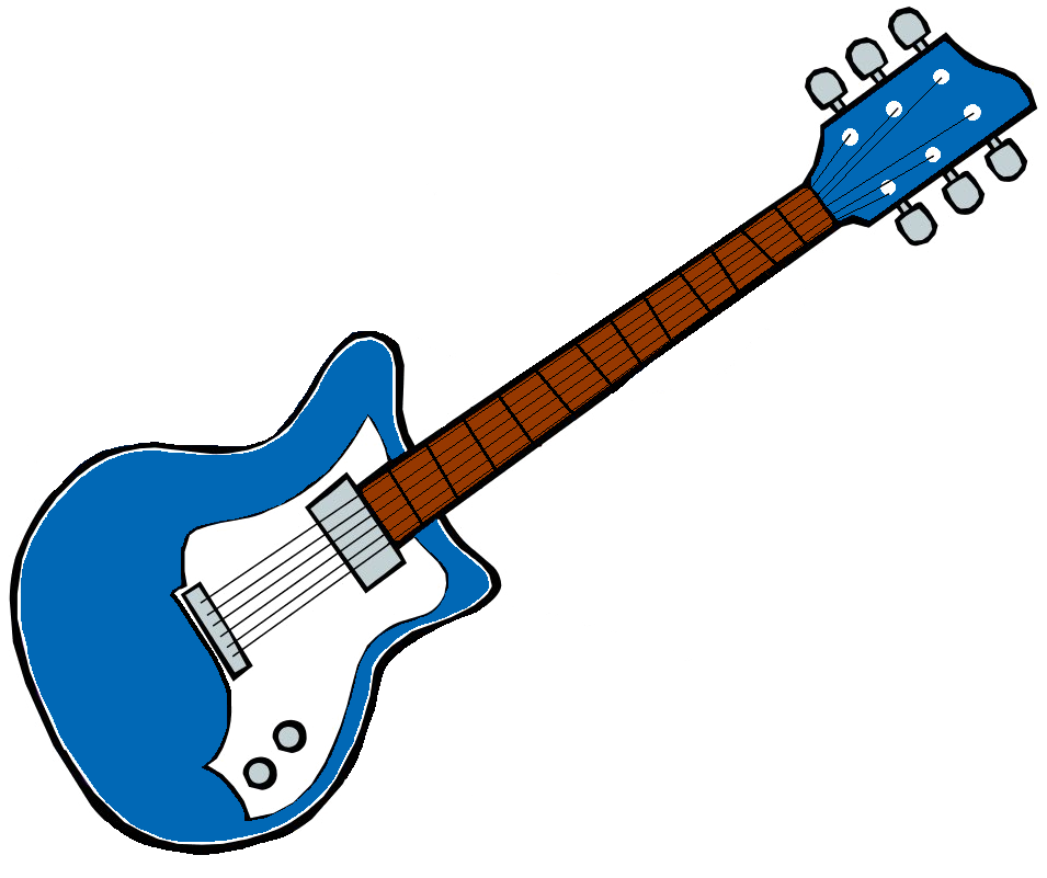 Cartoon Guitar (Blue) 2008 by TheAmazingWiggles on DeviantArt