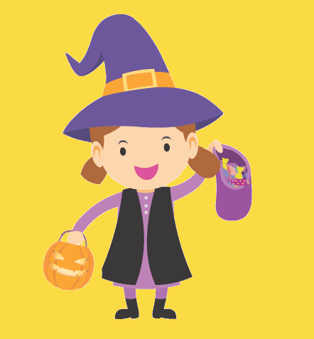 Halloween boy in a costume watercolor illustration halloween ...