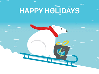 Happy Holidays Animation by Jared Tapp on Dribbble