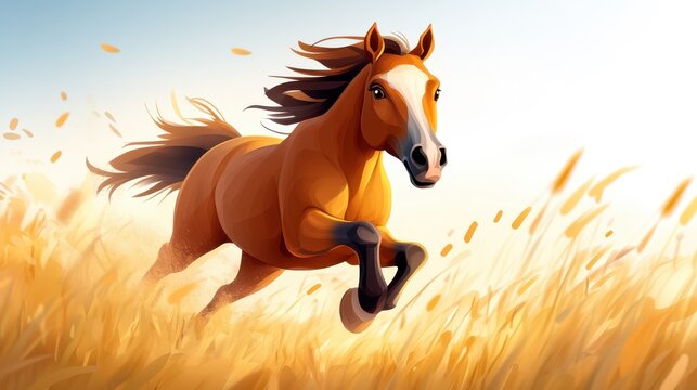 animated horse pictures