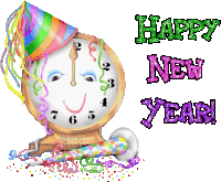 animated new year clipart