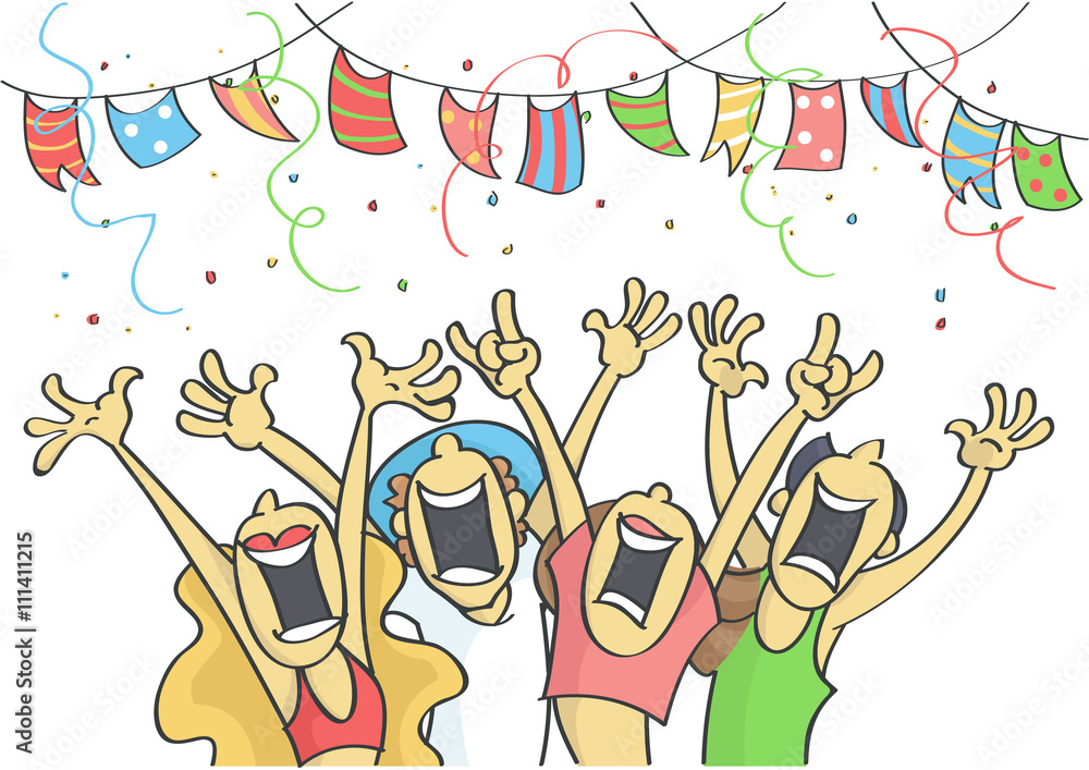 animated partyings