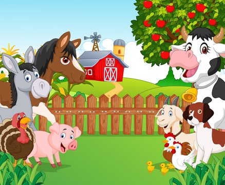 animated pictures of farm animals
