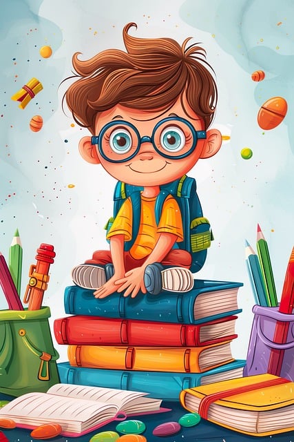 Download Ai Generated, Book, Boy. Royalty-Free Stock Illustration ...