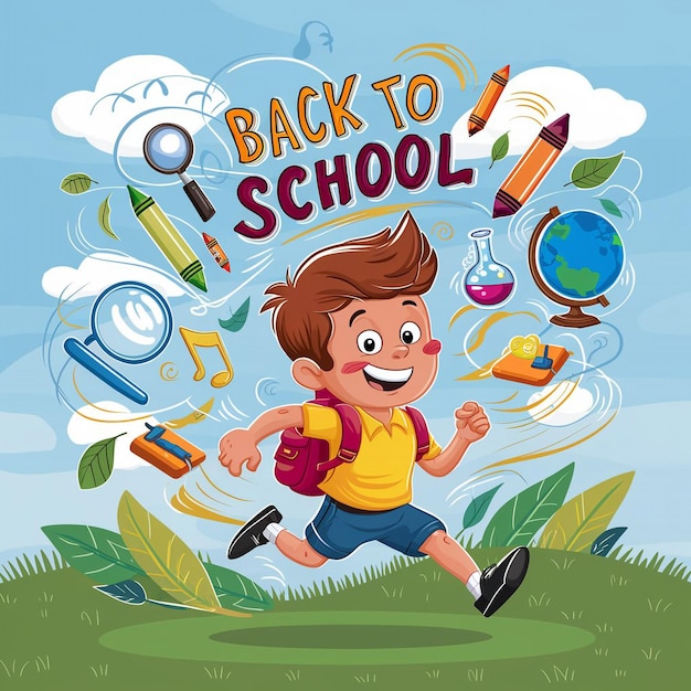 animated school clipart 2024