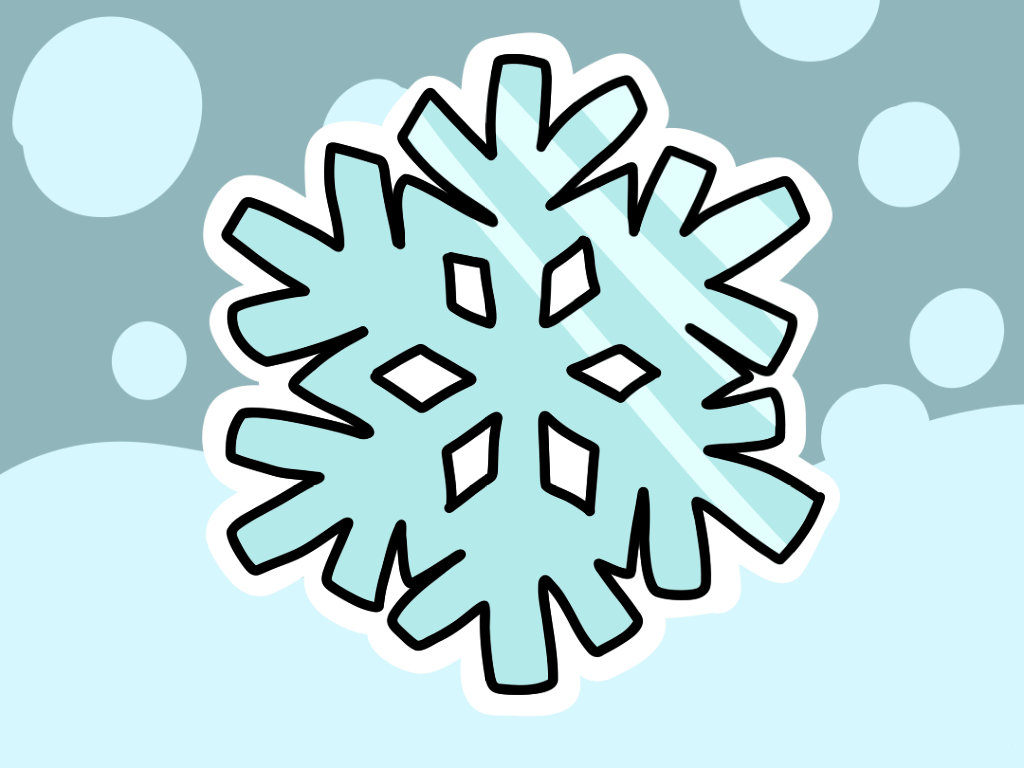 animated snowflake clipart
