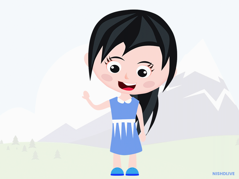Animated Girl designs, themes, templates and downloadable graphic ...