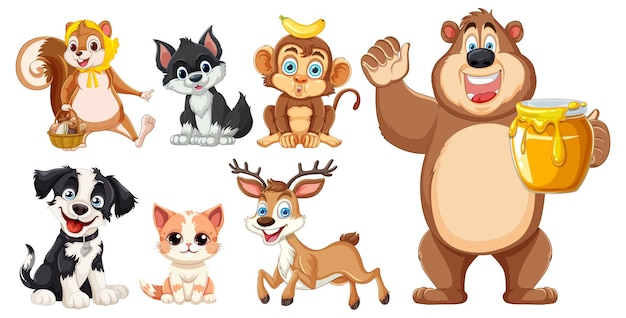 Illustration Of Zoo Animal Cartoon Animation. Royalty Free SVG ...