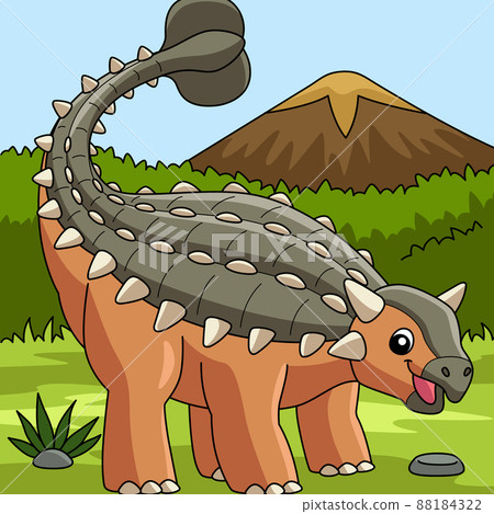 ankylosaurus clipart
