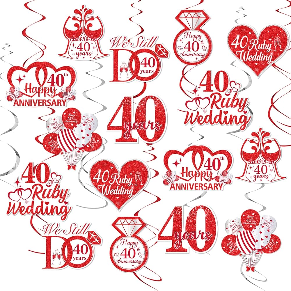 anniversary decorations cliparts