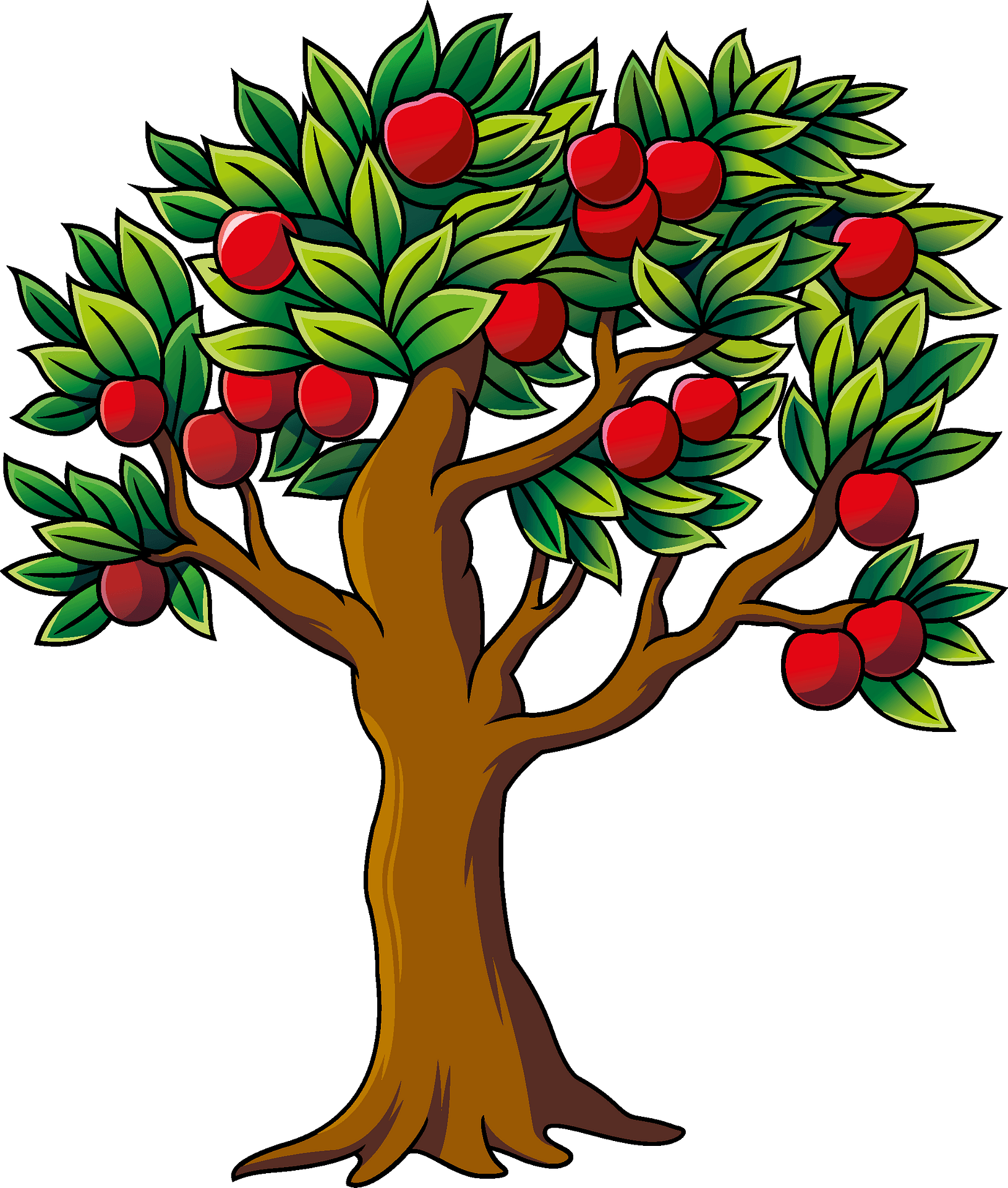 apple trees cliparts