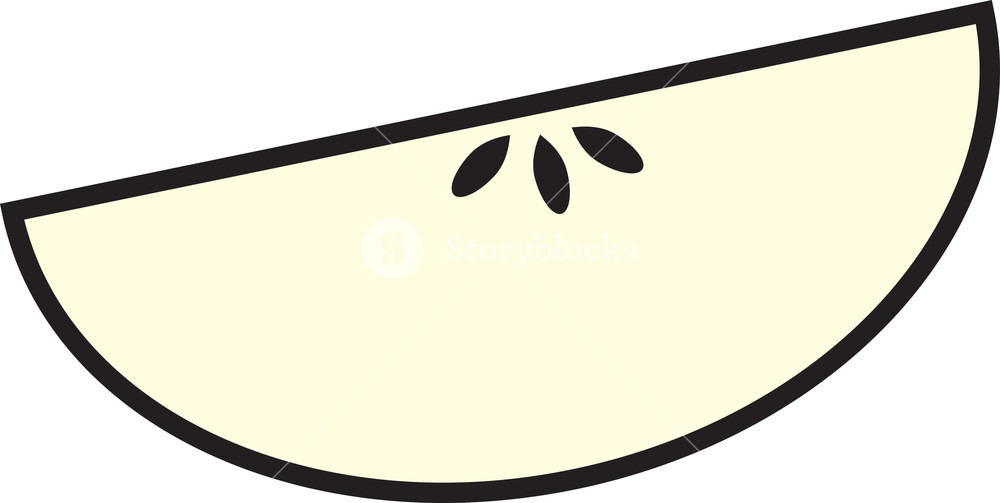apple wedge cliparts