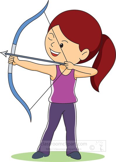 archery cliparts girl