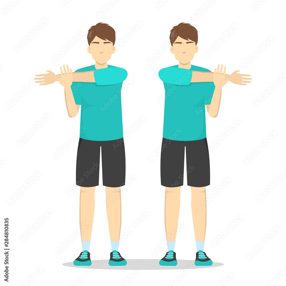 arm stretch cliparts