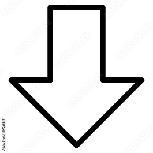 arrow down cliparts