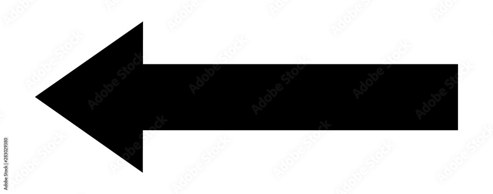 Poster, Wandbilder arrows on white background, 50x19.7 cm