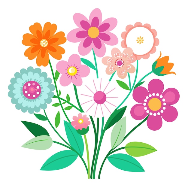art clip flowers